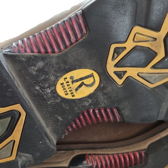 R. Watson Western‎ Boots Men's 12 EE Chesnut Cowbody Work Buffalo RW1011 - Picture 14 of 15